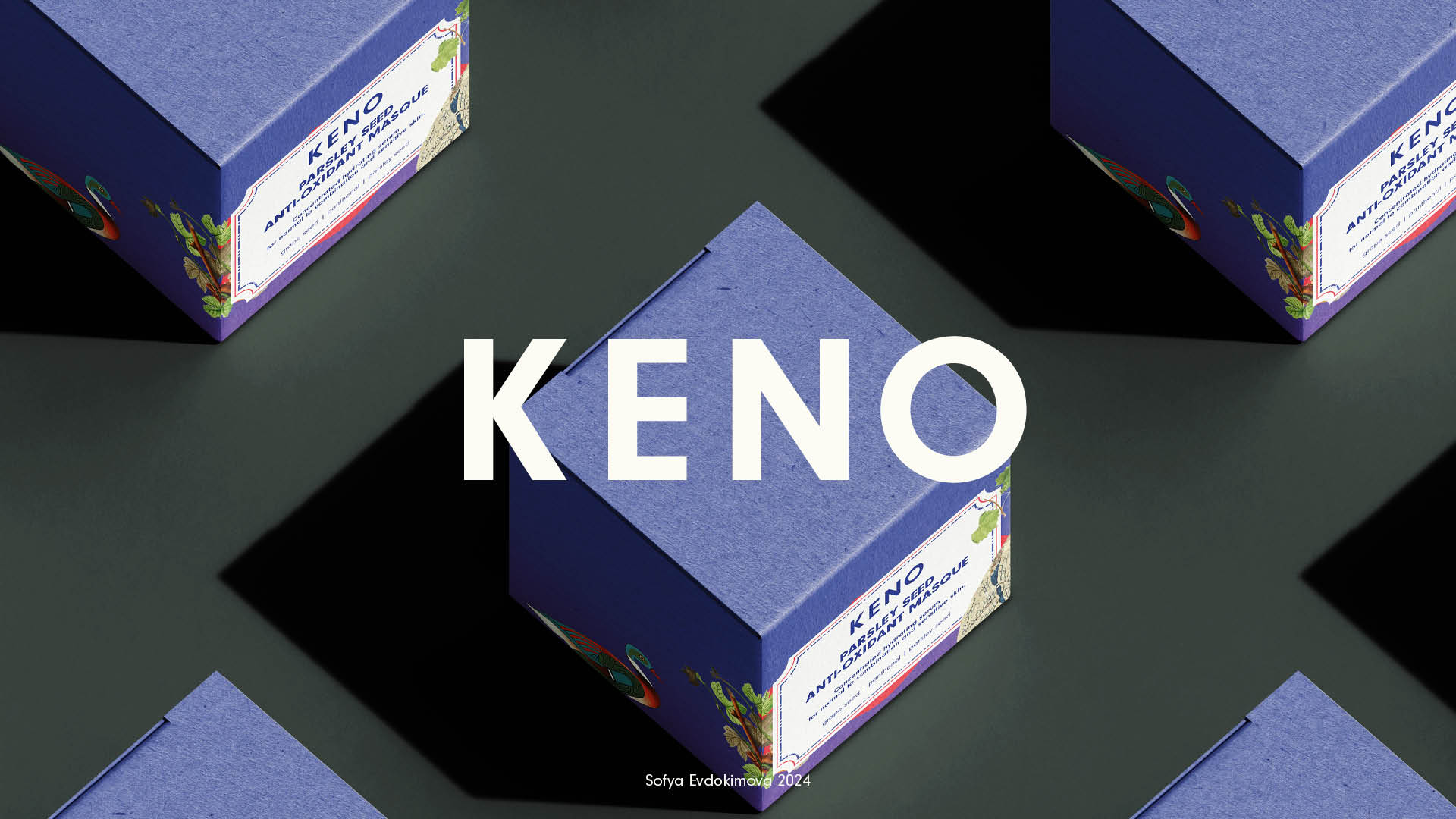 Keno Cosmetics. Visual Identity | Packaging Design. Cover img